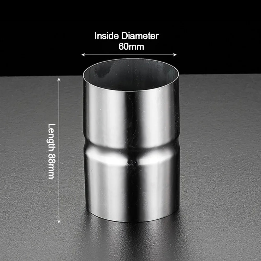 Stainless Steel Straight Pipe Joint Adapter 51mm–102mm