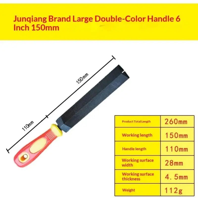 T12 Steel Rhombus File with Non-Slip Handle | Woodworking