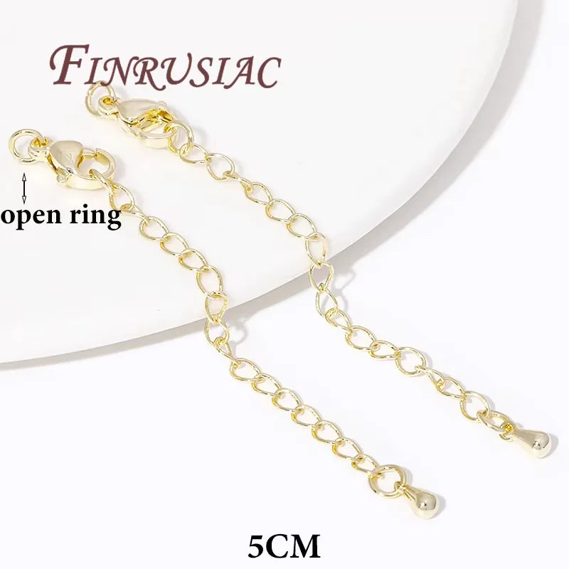 Gold Plated Lobster Clasp Extension Chain 66mm – DIY Jewelry