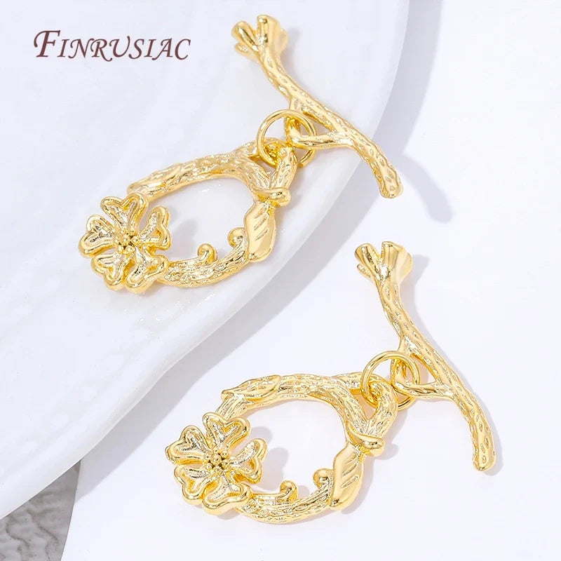 18K Gold Plated Toggle Clasps – DIY Jewelry Findings