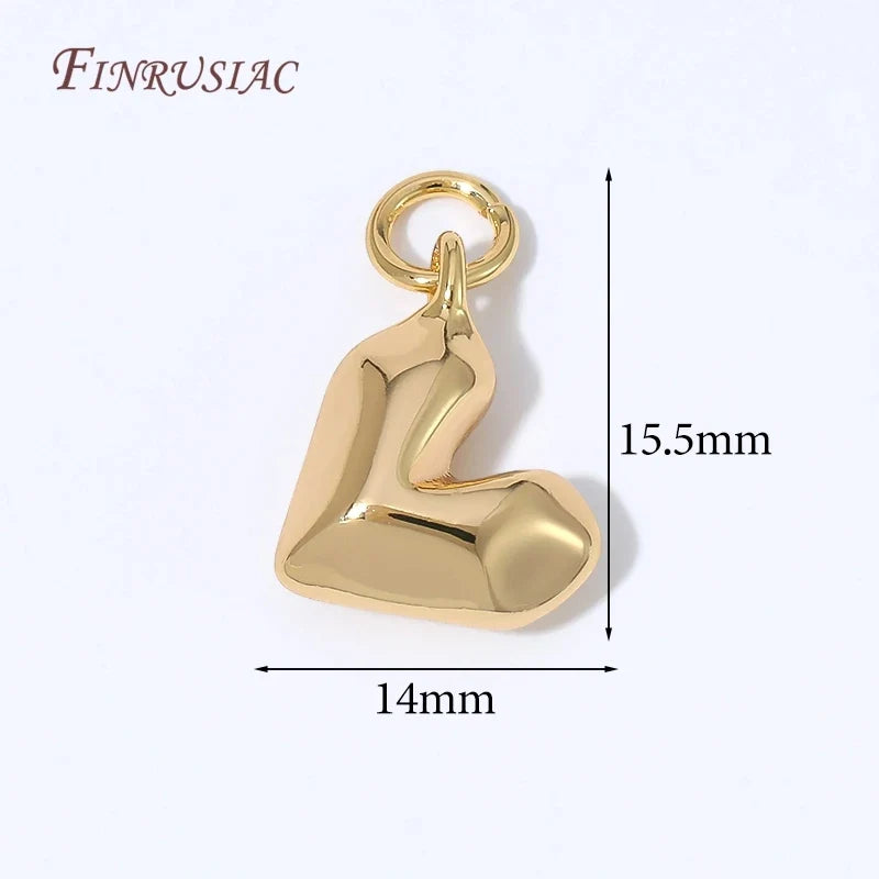18K Gold Plated Mother of Pearl Shell Charms – Heart & Butterfly