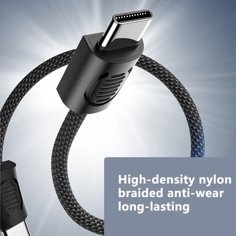 PD 60W Short USB-C to USB-C Fast Charging Cable 18cm 5A