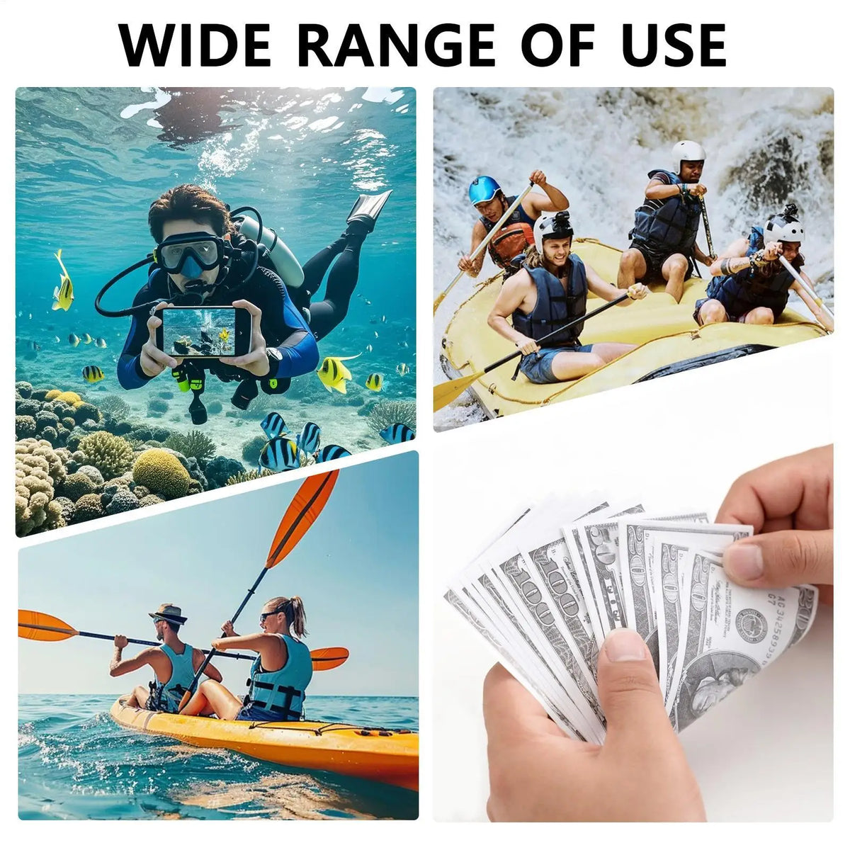 Waterproof Floating Dry Box for Swimming, Diving & Snorkeling