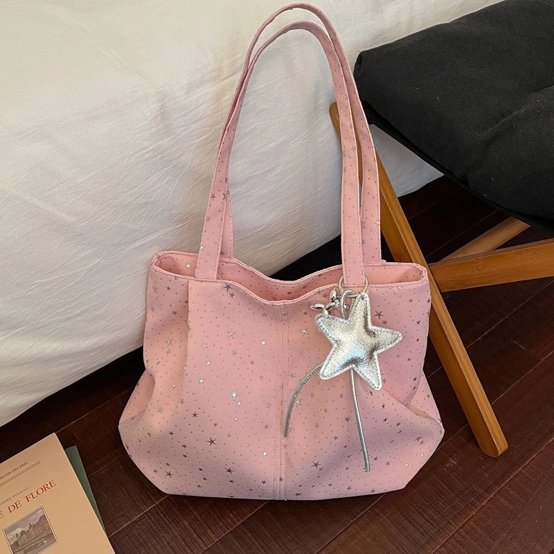 Women's Large Capacity Tote Bag – Korean Style Shoulder Bag