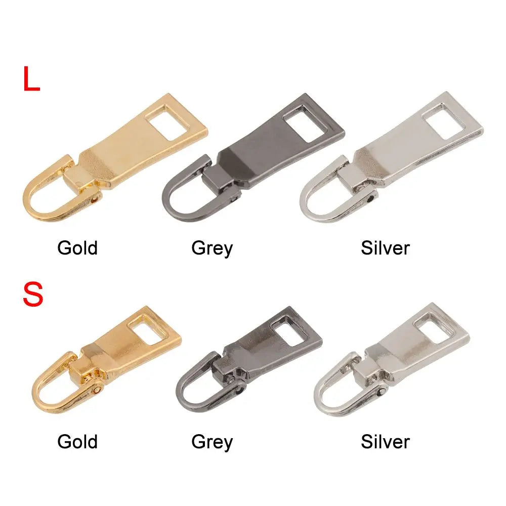 5-Pack Metal Zipper Slider Repair Kit – Zipper Pull Heads