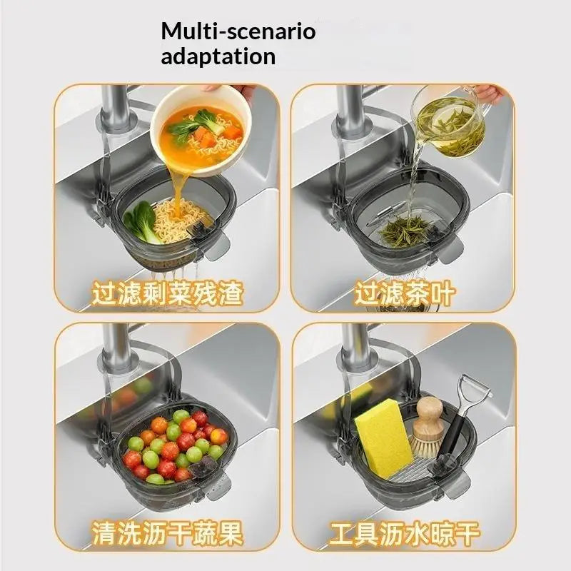 Sink Hanging Drain Basket – BPA-Free Acrylic Kitchen Colander