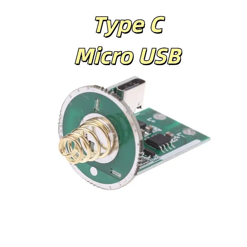 LED Flashlight Driver Board Type-C 3/5 Modes 18650 26650 PCB