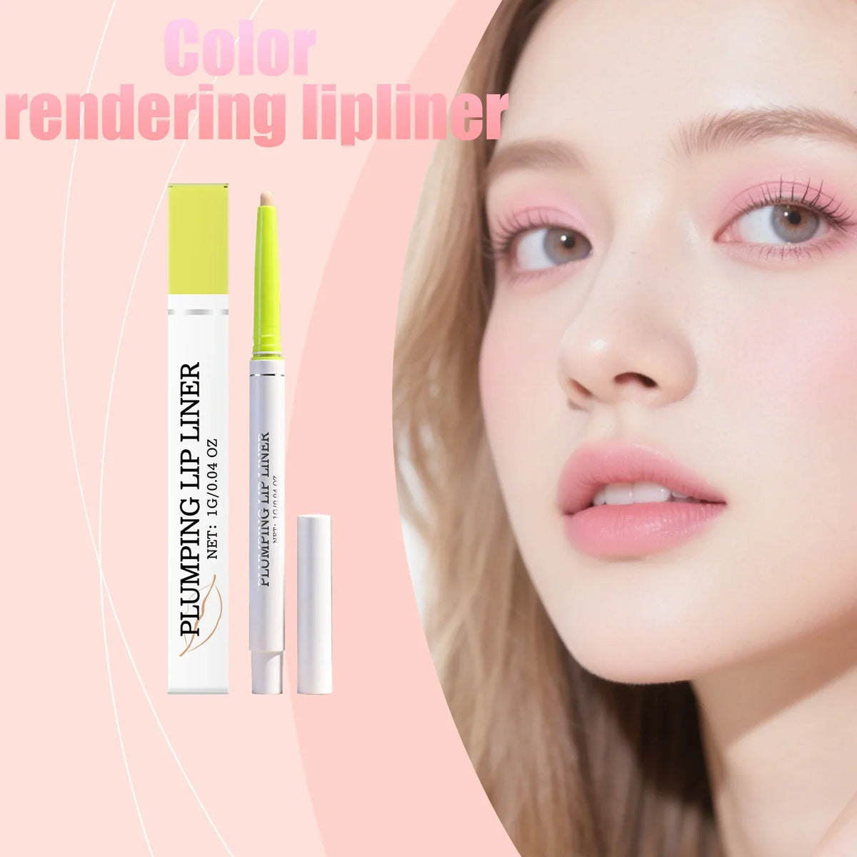 WEST MONTH Matte Lip Liner – Smooth Nude Lipliner Pencil