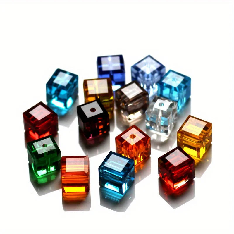 Multicolor Austrian Crystal Faceted Spacer Beads – 2mm to 8mm