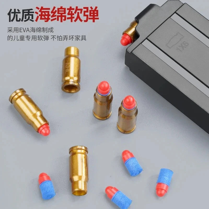 M416 Soft Bullet Toy Gun with Shell Ejection & Return Target