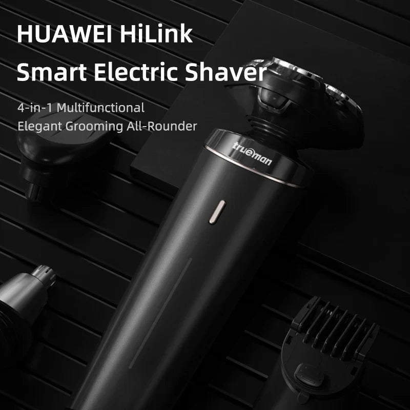 Triple Blade Waterproof Cordless Electric Shaver for Men IPX7