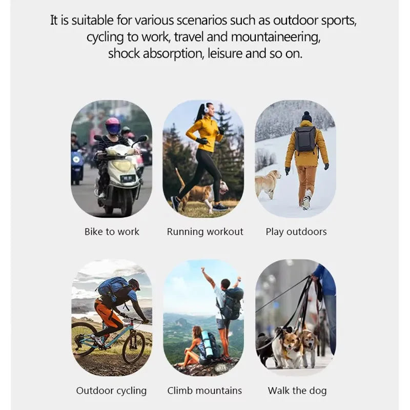 Nixie Half-Finger Cycling Gloves – Shock-Absorbing Silicone
