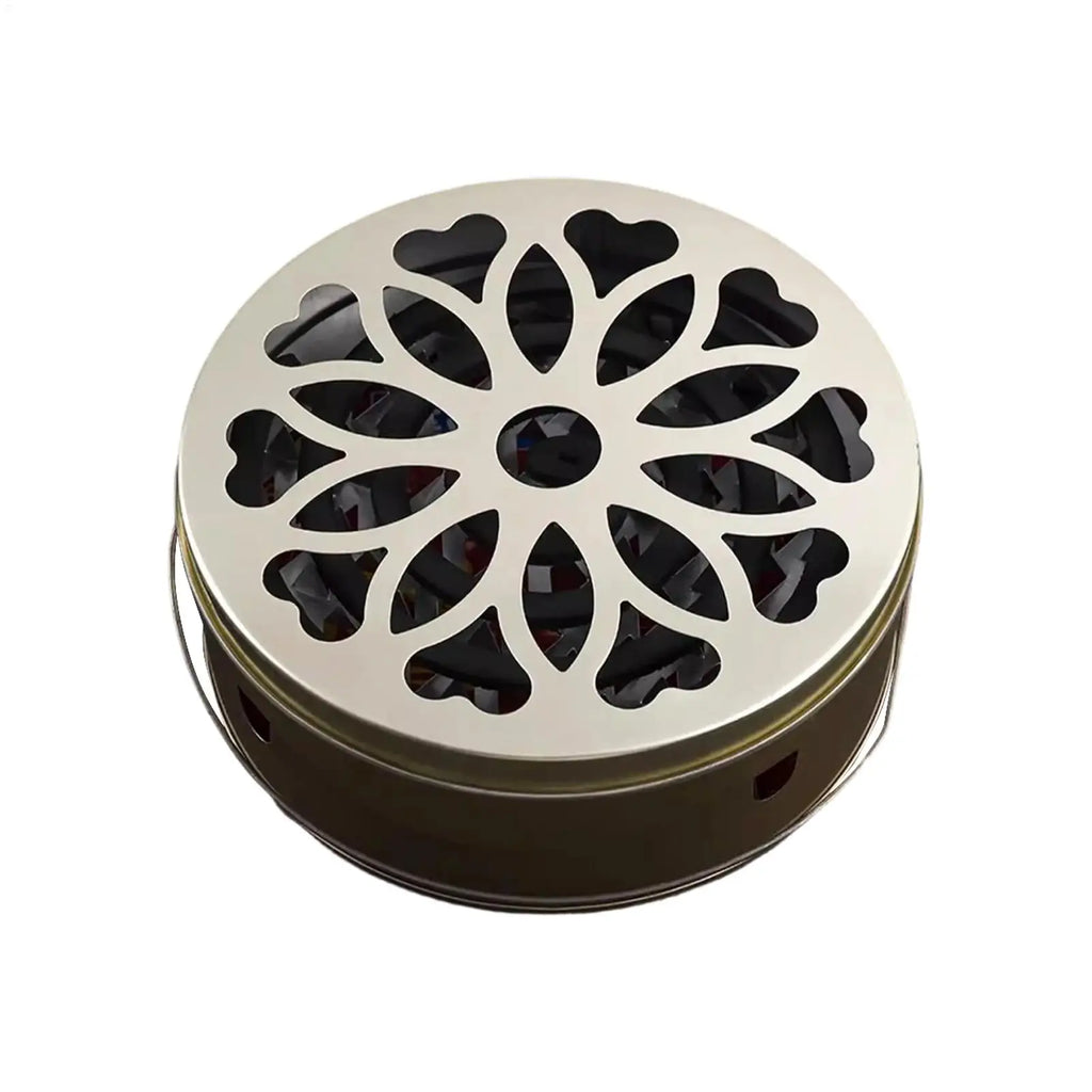 Stainless Steel Coil Incense Holder Box – Indoor & Outdoor