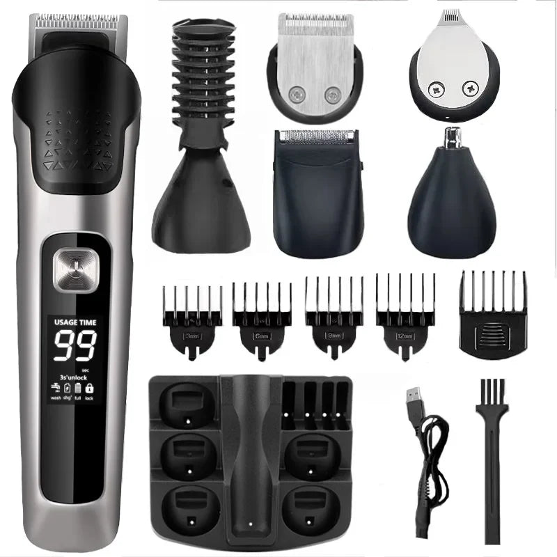 VOAUN USB Rechargeable Electric Shaver & Hair Clipper Set