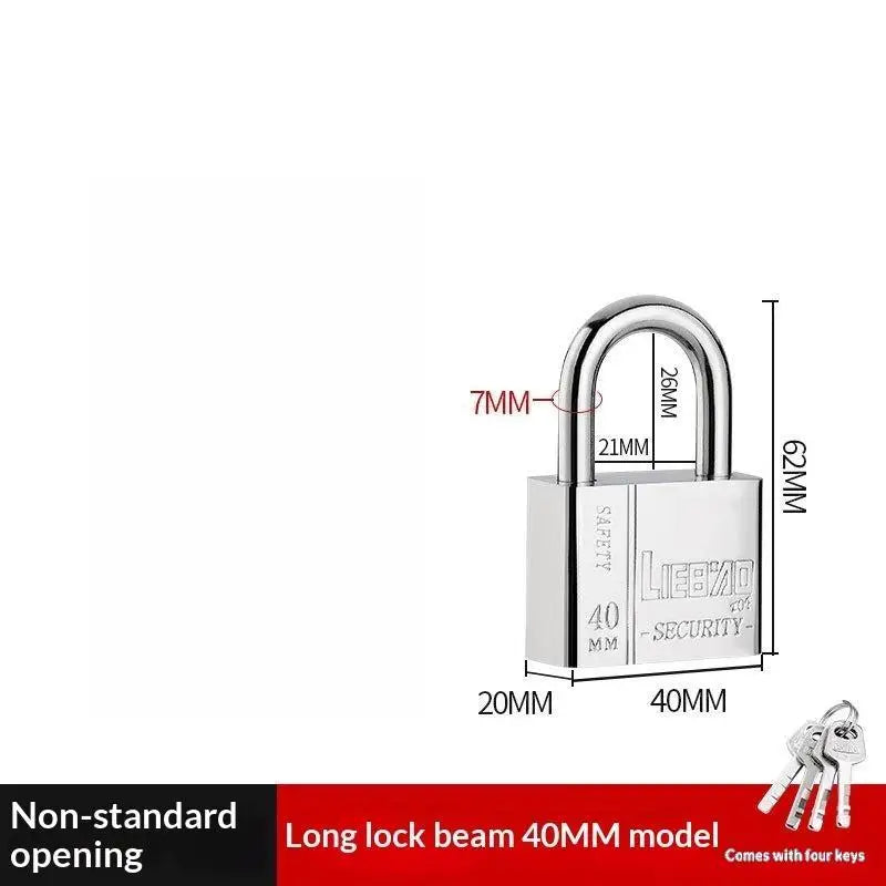 Stainless Steel Keyed Alike Padlock – Cut Resistant Shackle