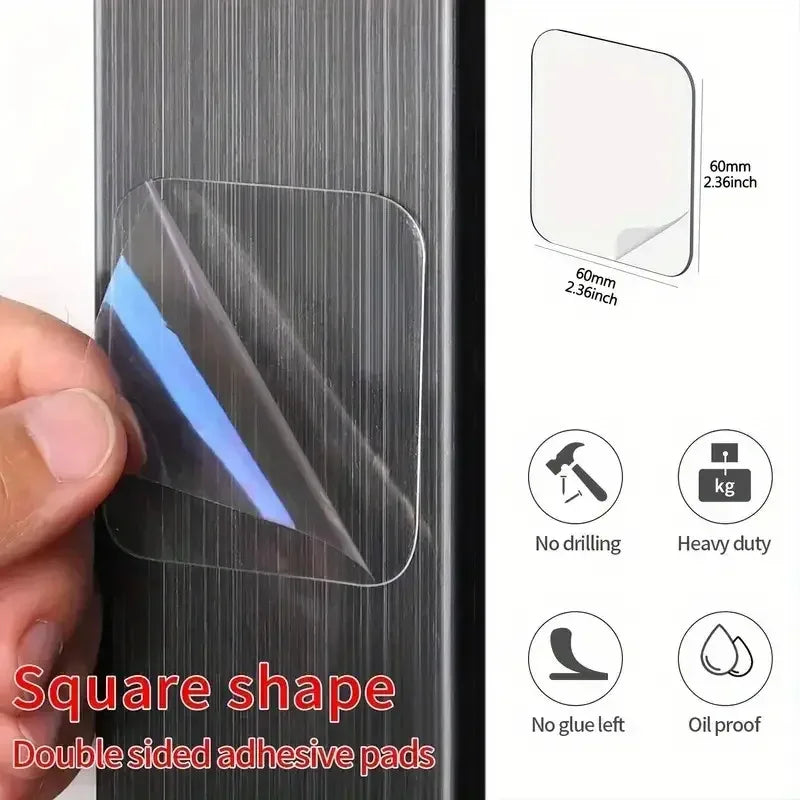 50pcs Heavy Duty Nano Double-Sided Tape – No Residue, All Surfaces