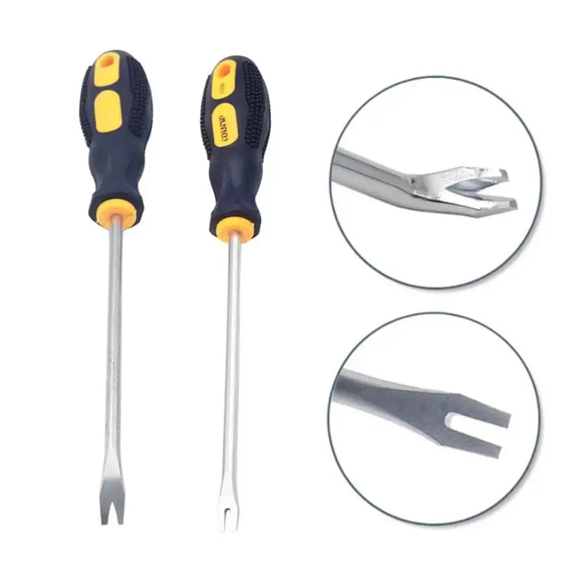 UV Type Screwdriver, Nail Puller & Pry Tool 260mm CRV Steel