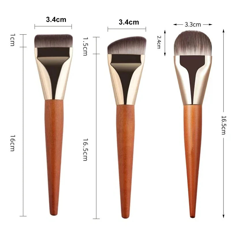 Ultra Thin Foundation & Contour Brush Set | Soft Blending