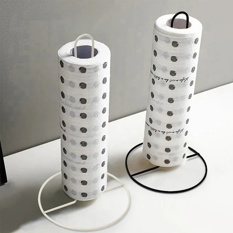 Stainless Steel Tissue Holder – Vertical Roll Paper Storage Rack