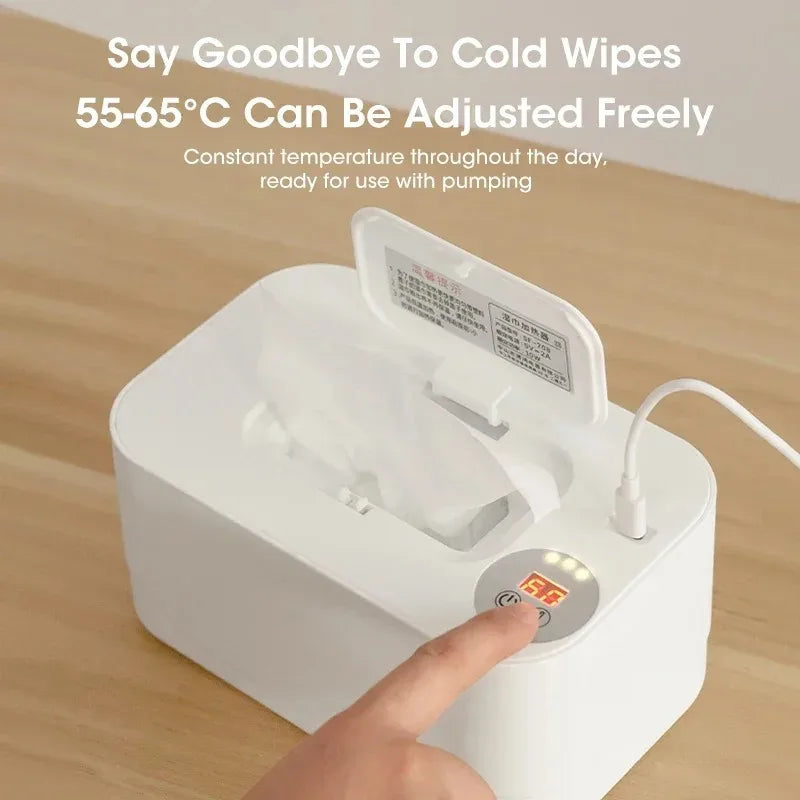 NOCCLILI USB Baby Wipes Warmer with LED Display | Car & Home