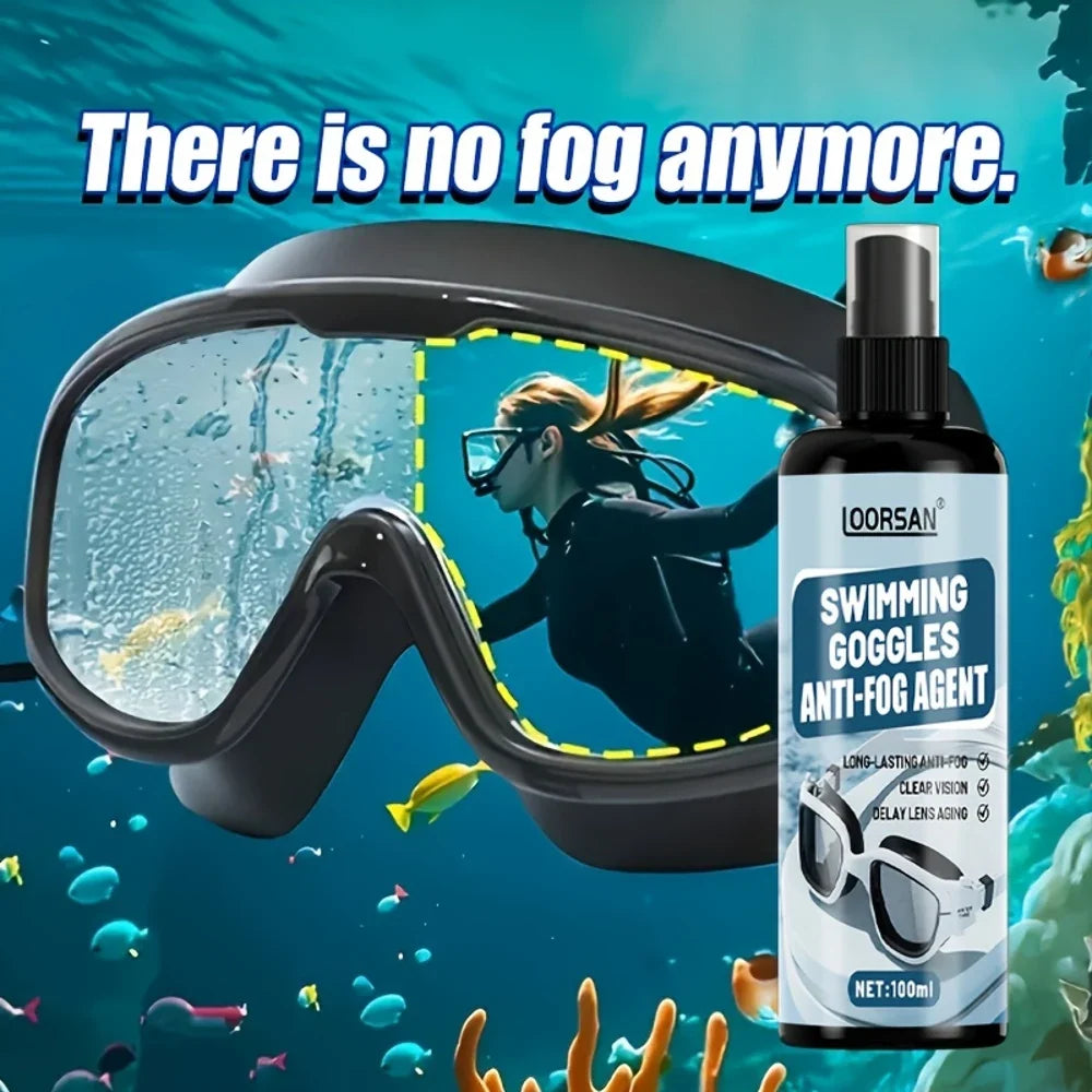 LOORSAN Anti-Fog Spray for Goggles & Eyewear – 100ml