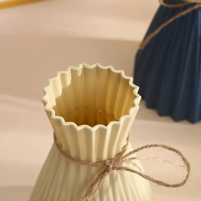 Pleated Origami Foldable Flower Vase | Modern Minimalist Décor