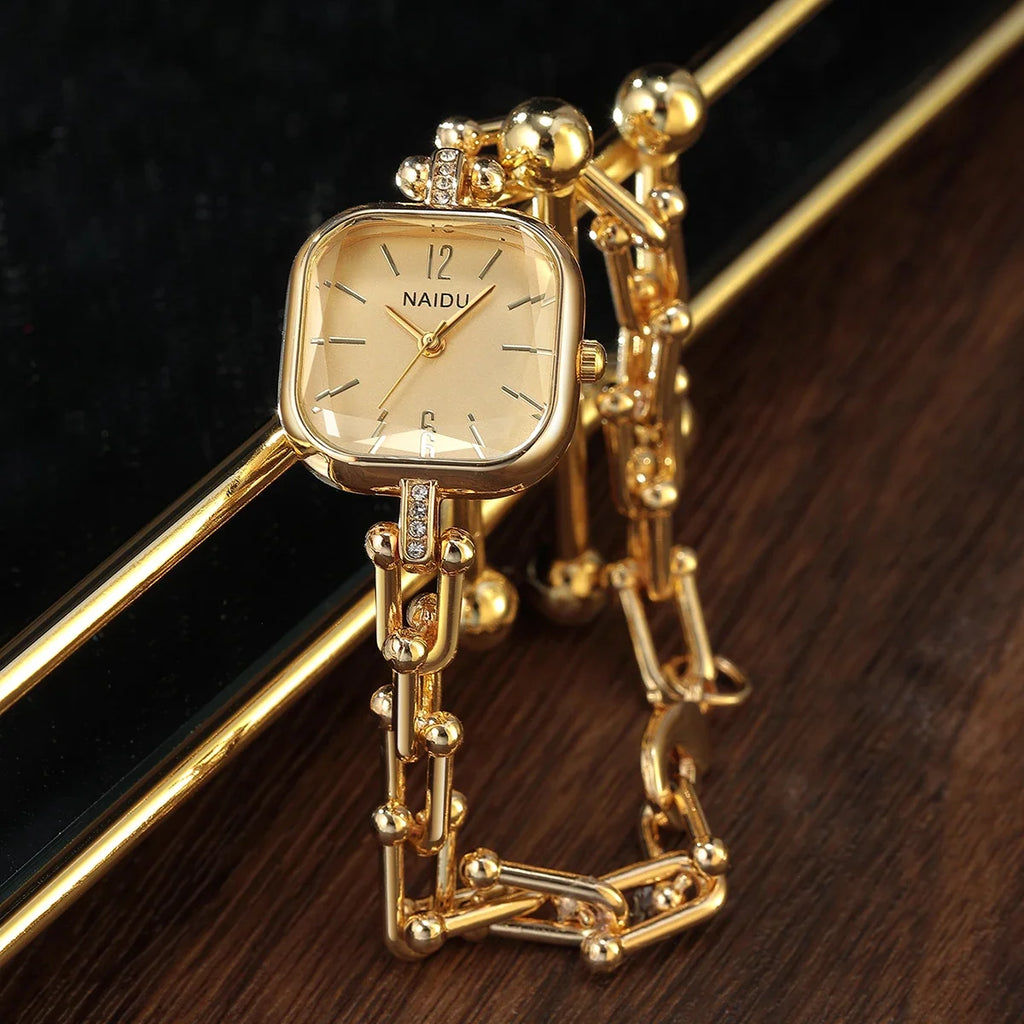 Gold Bohemian Retro Women's Quartz Watch – Roman Numeral