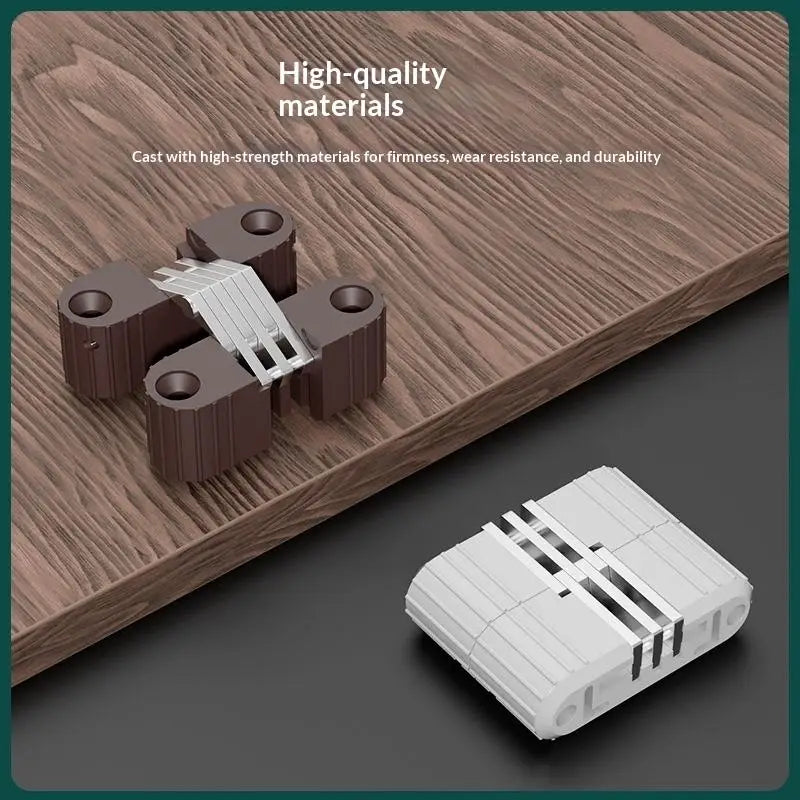 Cross Concealed Hinge Plastic Iron Folding Table Chair Hardware
