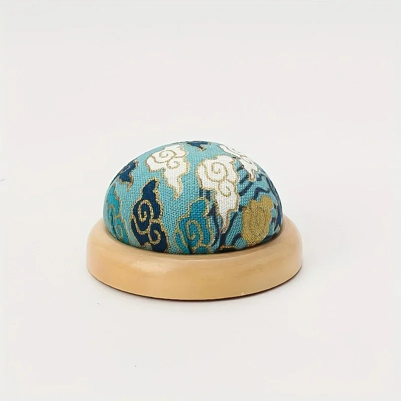 Wooden Base Pincushion – DIY Sewing Needle Storage Holder