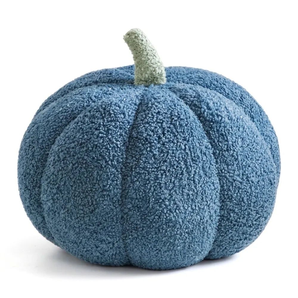 Plush Pumpkin Pillow 7.87" – Stuffed Colorful Halloween Décor