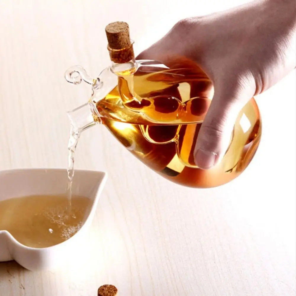 Glass 2-in-1 Olive Oil & Vinegar Dispenser Bottle 350ml