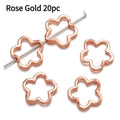 20pcs Antique Flower Spacer Beads Alloy Charms for Jewelry Making