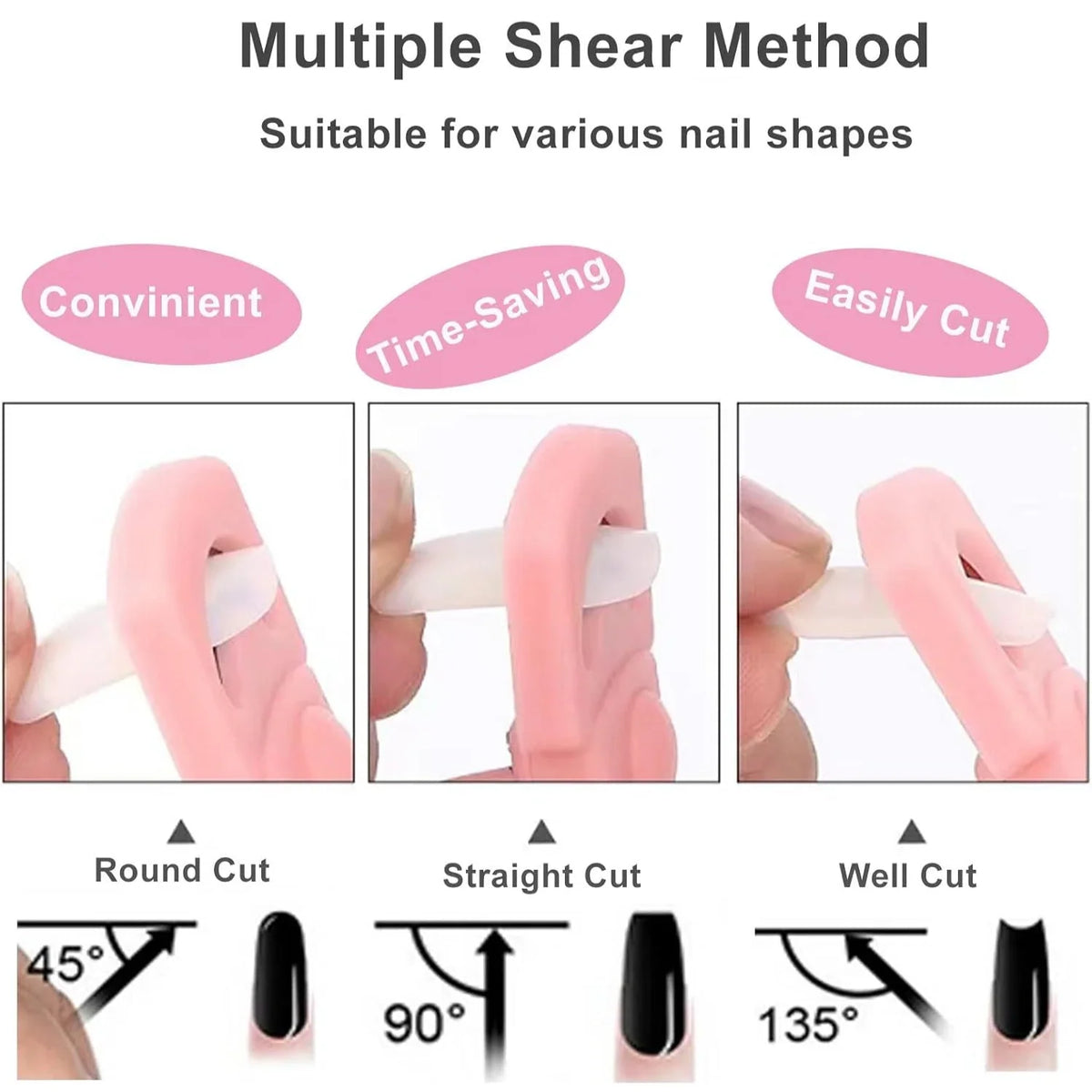 U-Shape Nail Tip Trimmer – Precision Acrylic & Gel Cutter