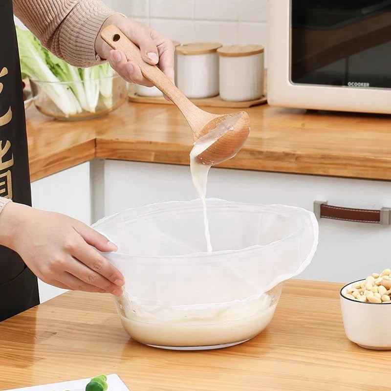 Reusable Nylon Mesh Filter Bag – Soy Milk, Coffee & Juice