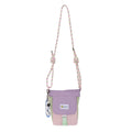 Korean Mini Crossbody Phone Bag – Color Block Shoulder Bag