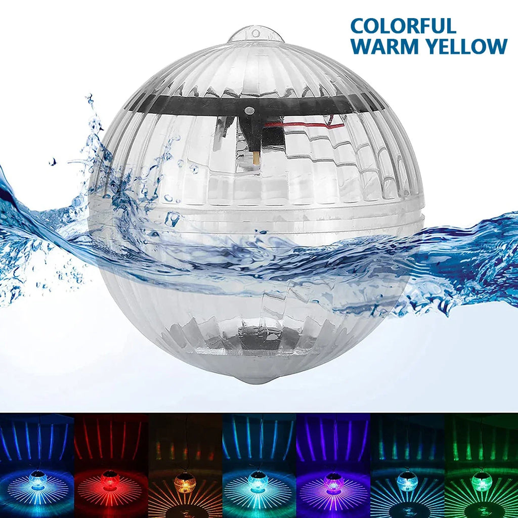 Solar Floating Pool Light – 7-Color LED Glow Ball | Waterproof