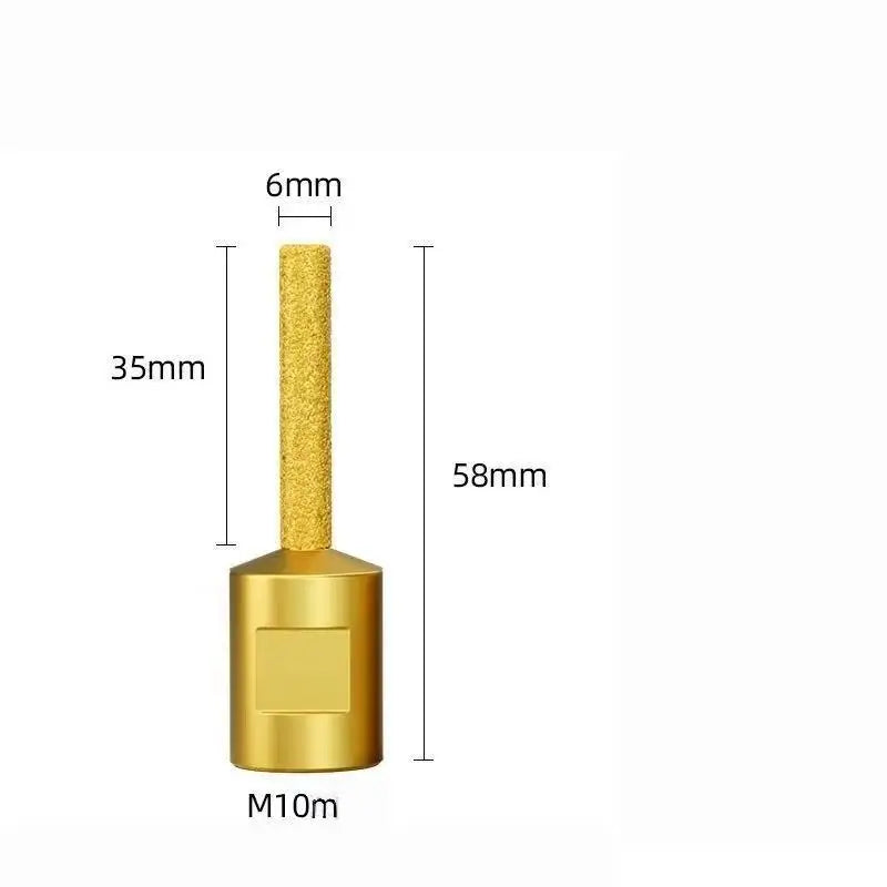 Vacuum Brazed Burr Rotary Grinding Head for Angle Grinder