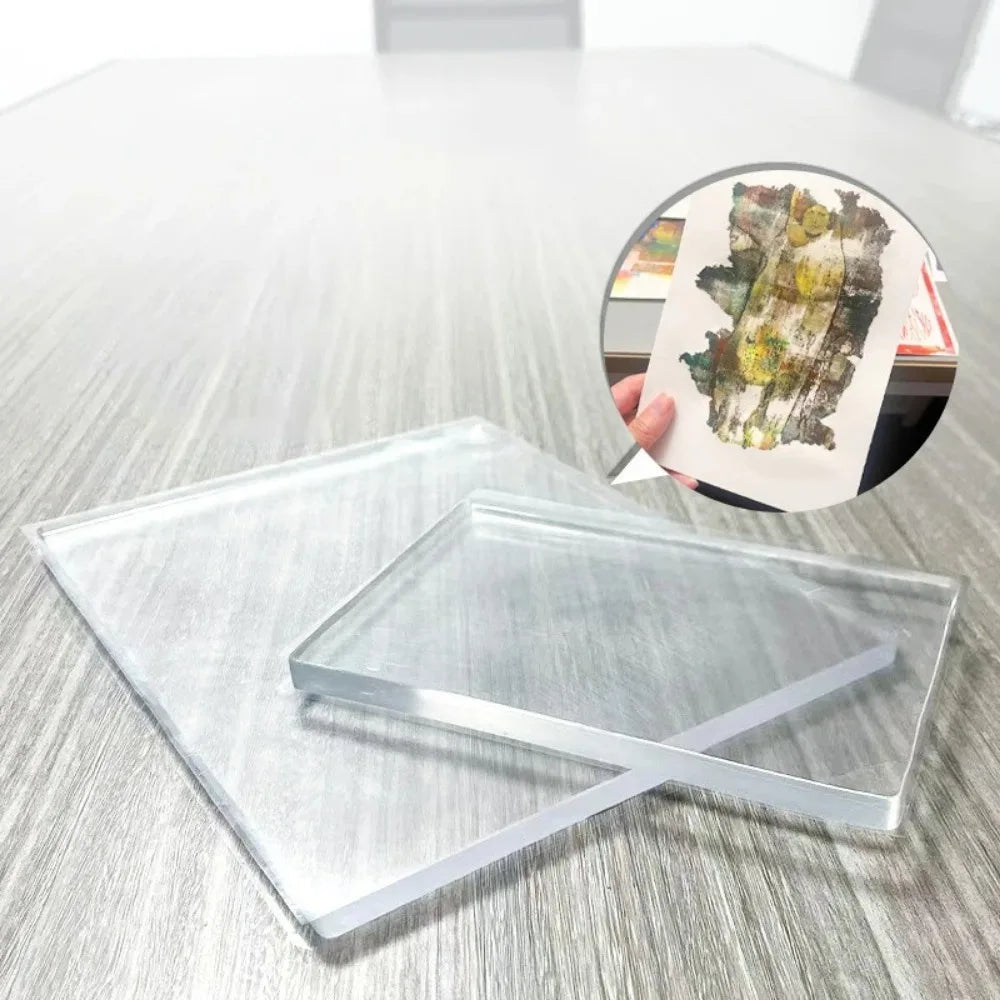 Silicone Gel Printing Plate – Reusable Monoprinting Art Tool