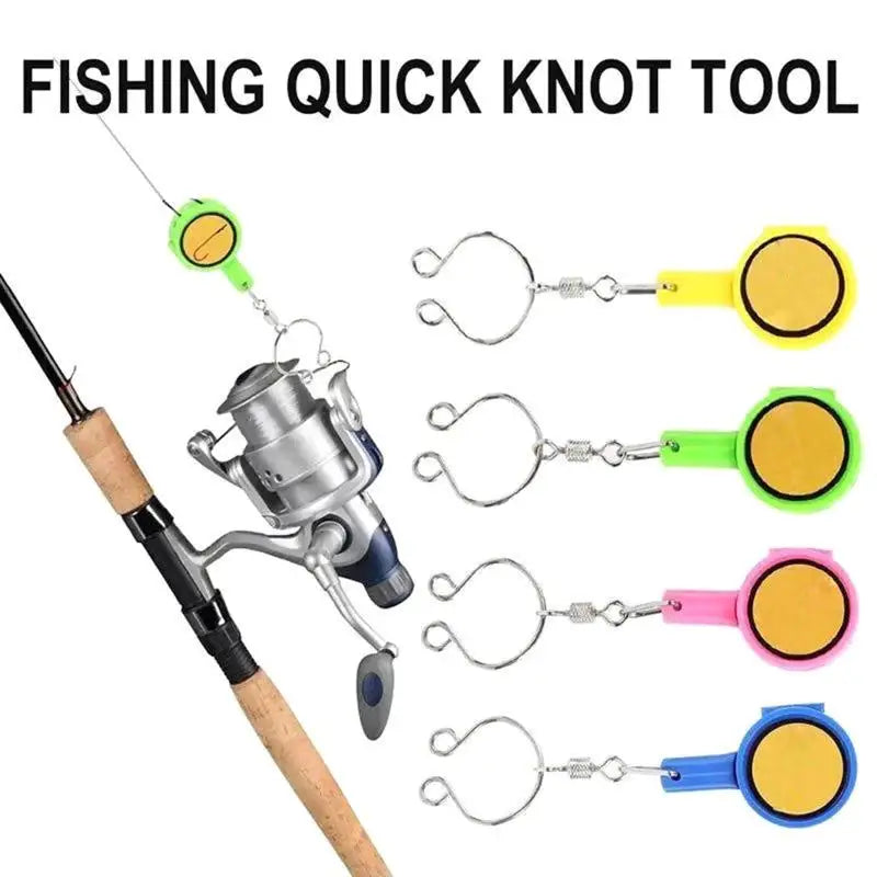 Fast Tie Fishing Knot Tying Tool with Line Cutter – 2 Pcs