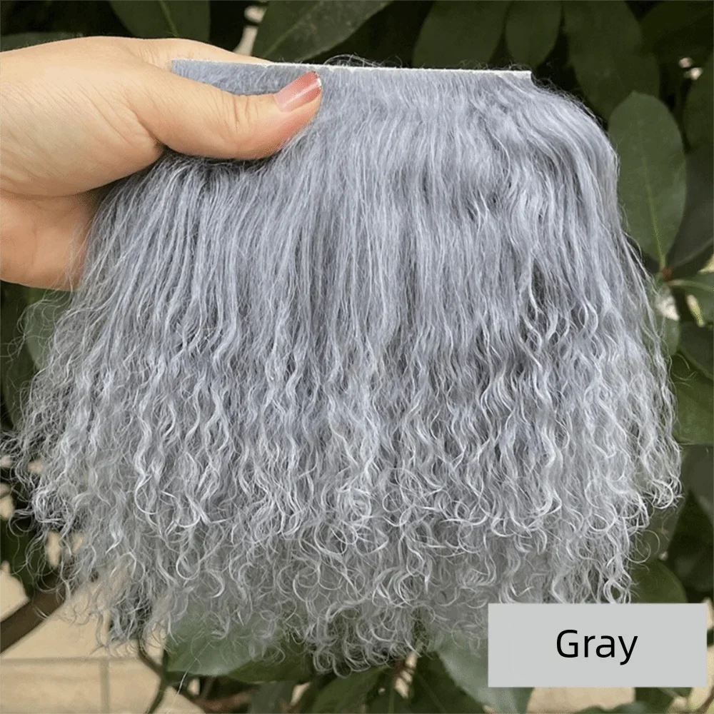 Mohair Lamb Wool Curly Hair Weft – DIY Doll Wig Extensions