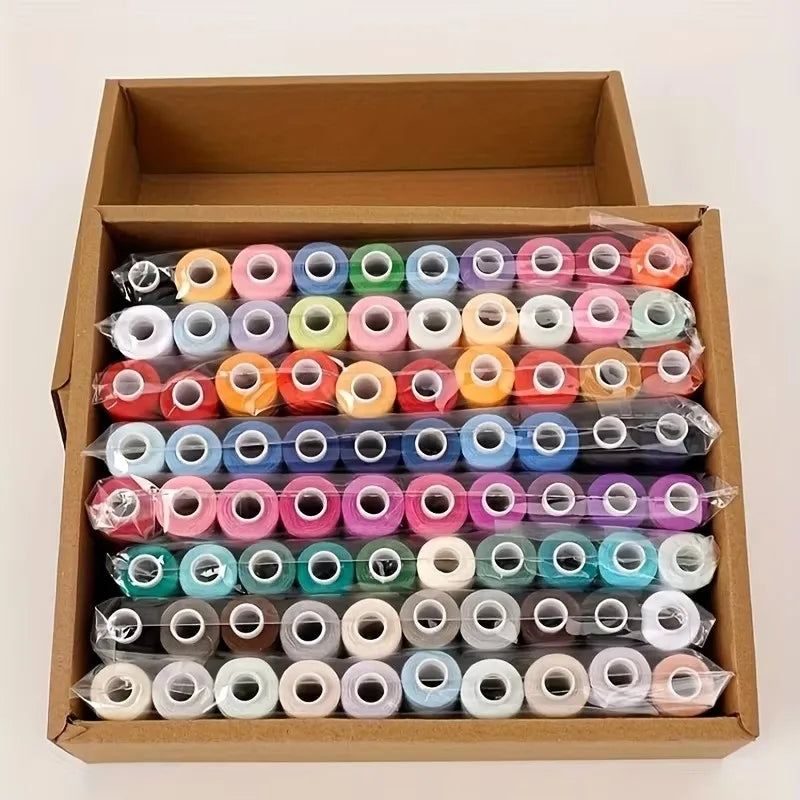 80 Colors 402 Polyester Sewing Thread – Embroidery & Quilting