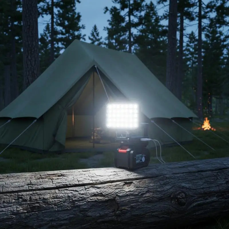 Portable LED Flashlight & Spotlight – Camping & Emergency