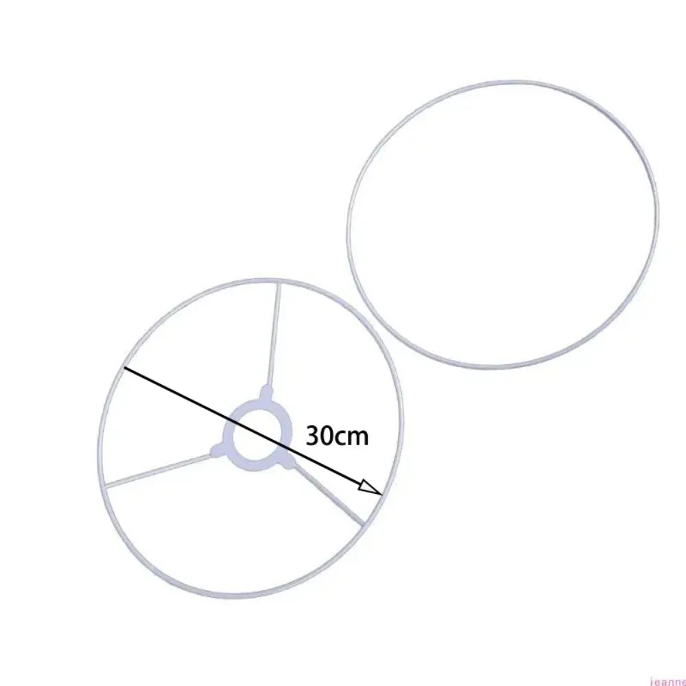 Round Metal Drum Lamp Shade Rings – DIY Light Frame Holder