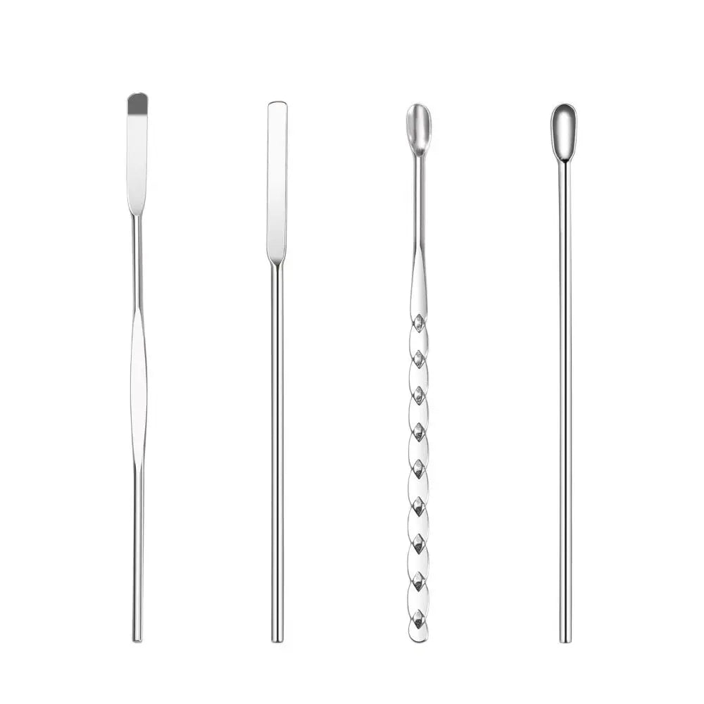 Stainless Steel Makeup Mixing Spatula | Pigment Blending Stick