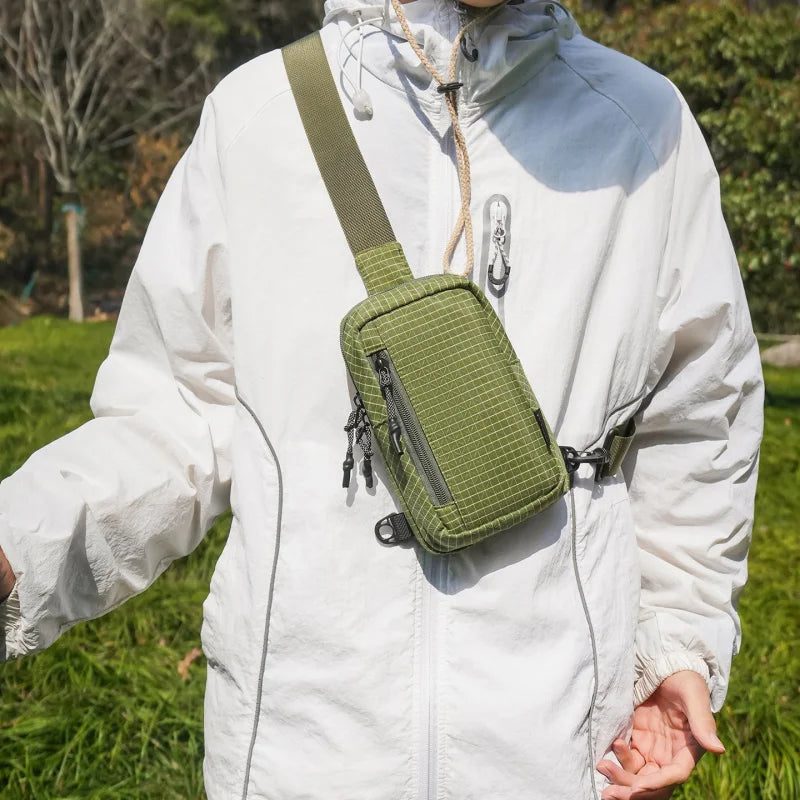 Nixie Mini Chest Crossbody Bag – Lightweight Unisex Sport Bag