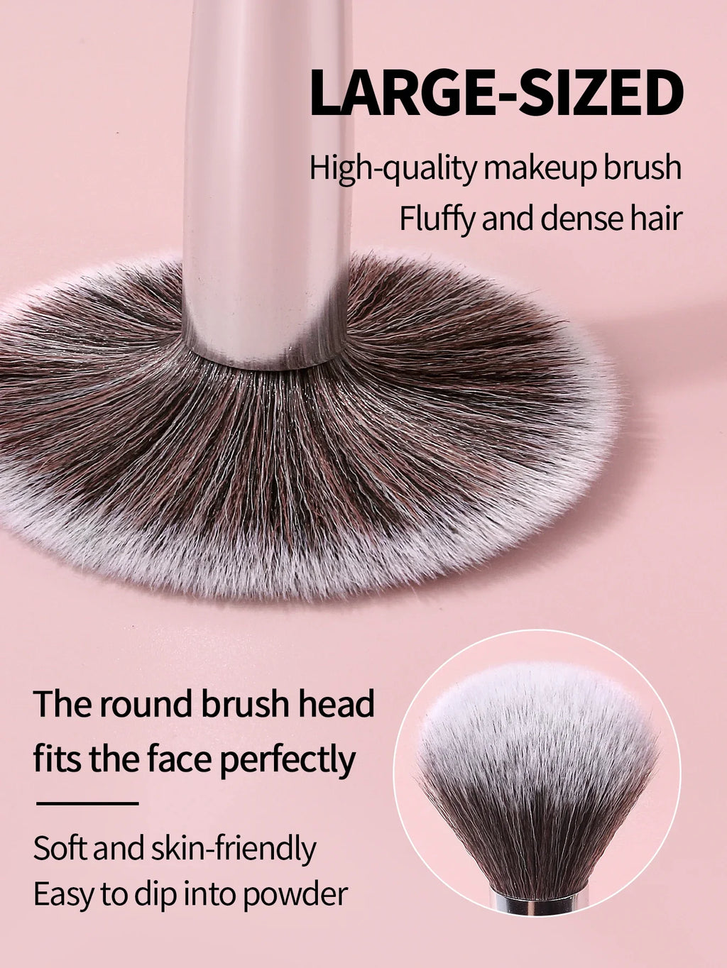 Multi-Purpose Makeup Brush – Blush, Highlight & Contour