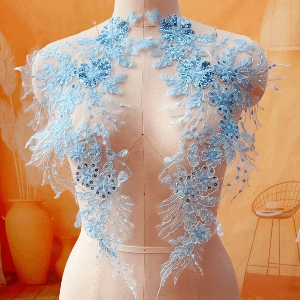 Polyester Embroidery Flower Patch – Floral Garment Appliqué