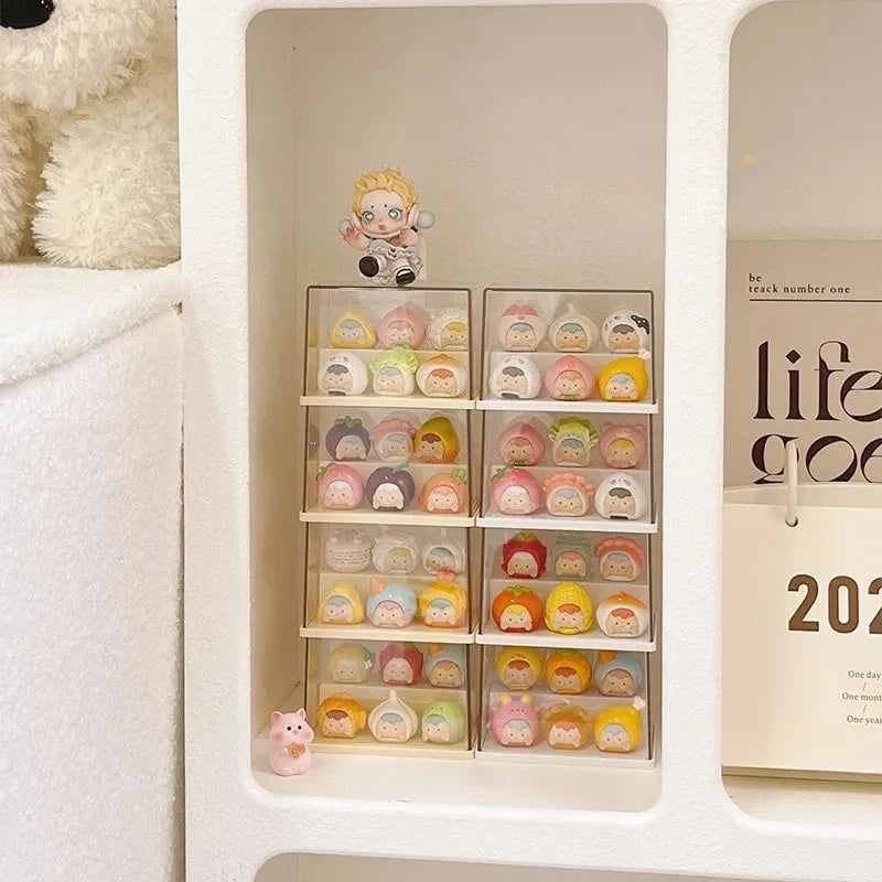Stackable Acrylic Display Case for Mini Figures & Collectibles