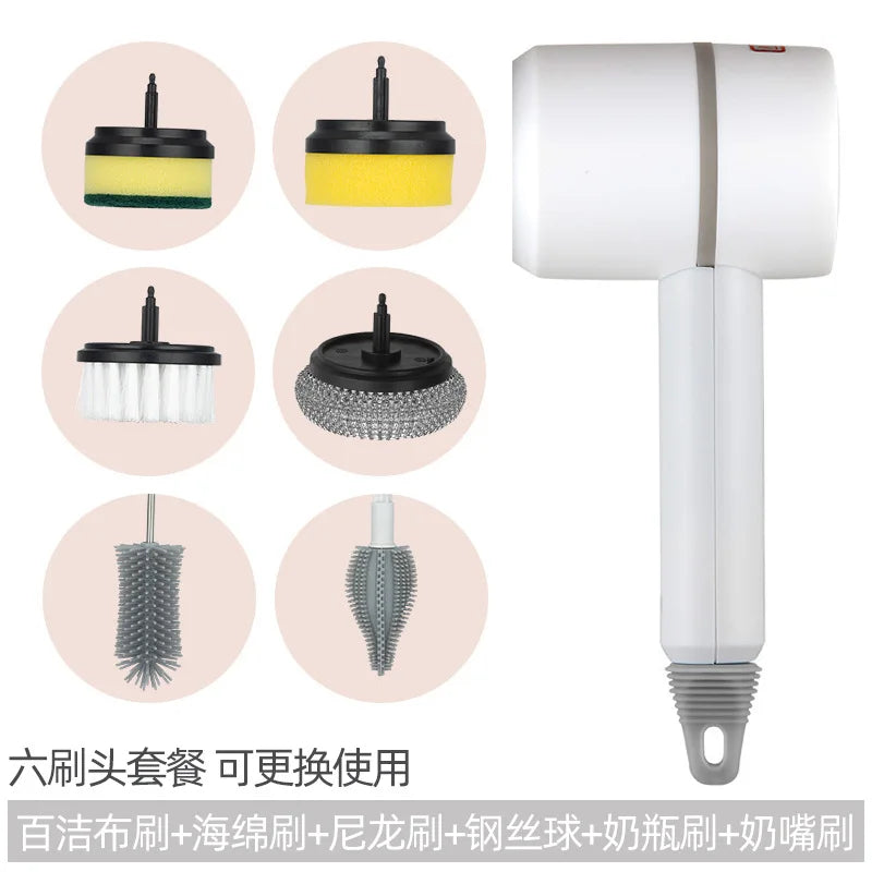 Wireless Electric Cleaning Brush – Handheld Multi-Use Scrubber