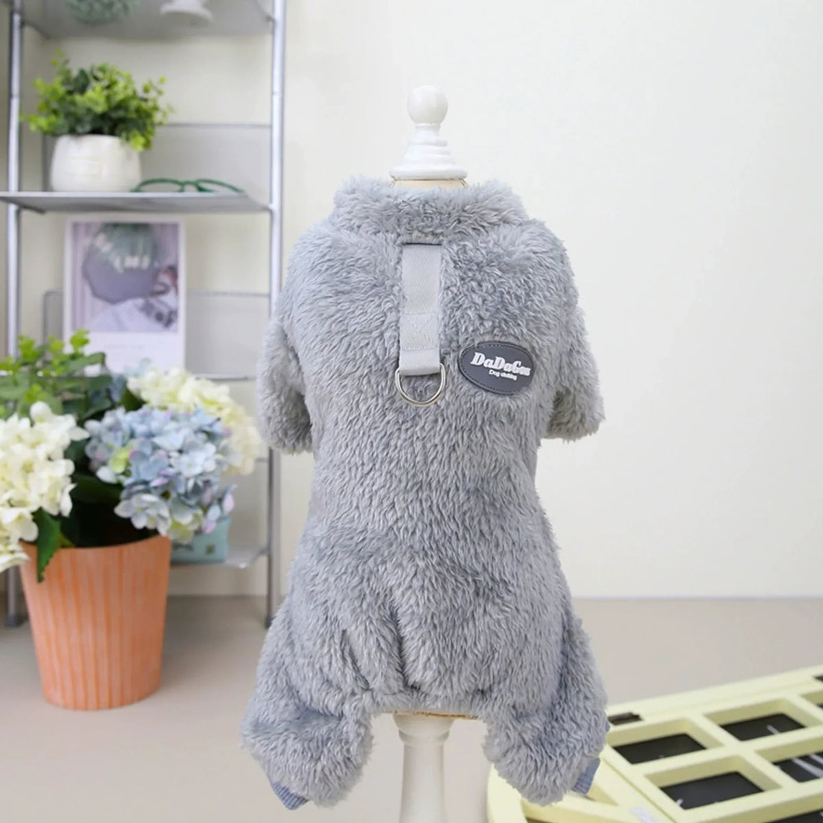 Winter Fleece Jumpsuit for Small Dogs – Warm Dog Overalls